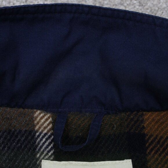 Eddie Bauer Jacket Adult XL Wool Lined Mountain Parka Blue Full Zip Utility Coat - Picture 8 of 16